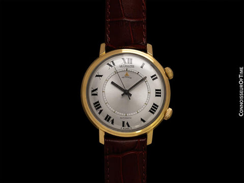 1969 Jaeger-LeCoultre Vintage Mens Memovox Alarm Reveil, Automatic - 14K Gold