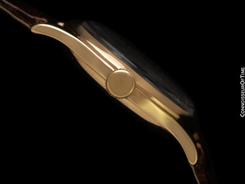 1950 Rolex Precision Vintage Mens Dress Watch - 9K Gold