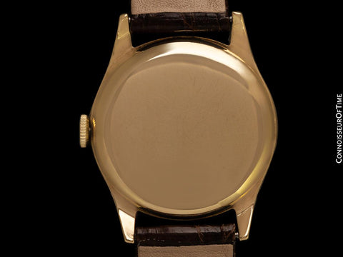 1950 Rolex Precision Vintage Mens Dress Watch - 9K Gold