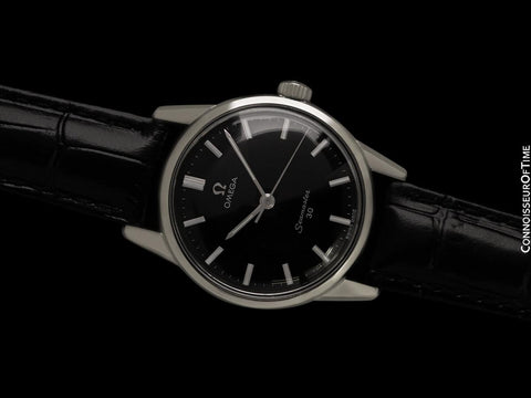 1963 Omega Seamaster 30 Vintage Mens Handwound Watch, Larger 35mm Model - Stainless Steel