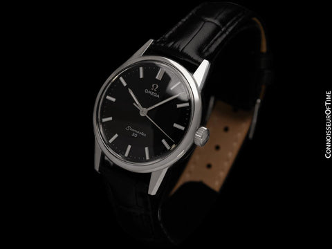 1963 Omega Seamaster 30 Vintage Mens Handwound Watch, Larger 35mm Model - Stainless Steel