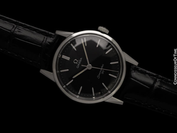 1962 Omega Seamaster 30 Vintage Mens Handwound Watch, Larger 35mm Model - Stainless Steel