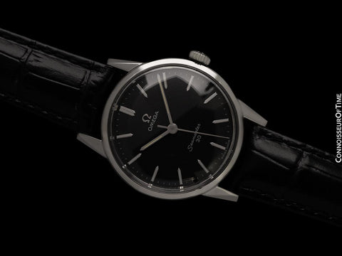 1962 Omega Seamaster 30 Vintage Mens Handwound Watch, Larger 35mm Model - Stainless Steel