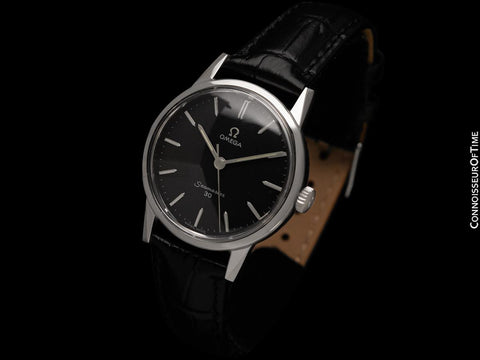 1962 Omega Seamaster 30 Vintage Mens Handwound Watch, Larger 35mm Model - Stainless Steel