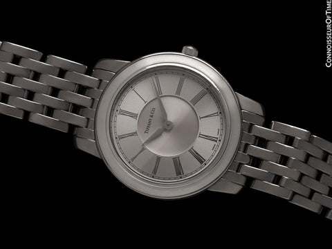 Tiffany & Co. Mens Mark Resonator Quartz Watch - Stainless Steel
