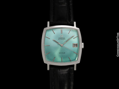 1968 Omega De Ville Mens Automatic Retro "TV" Style Caliber 565 Watch - Stainless Steel