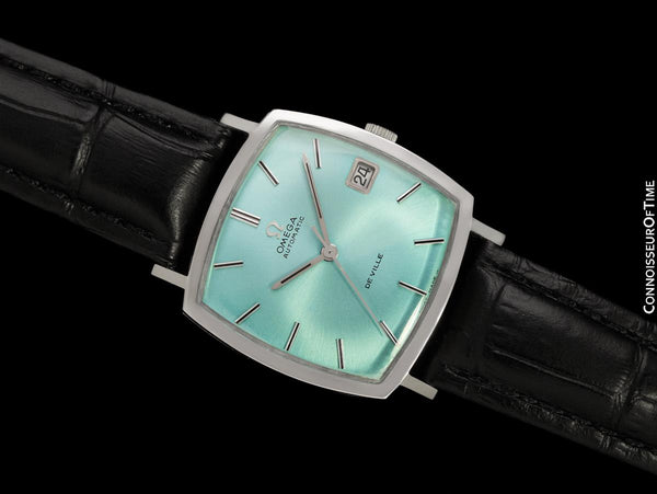 1968 Omega De Ville Mens Automatic Retro "TV" Style Caliber 565 Watch - Stainless Steel