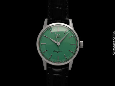 1962 Omega Seamaster 30 Vintage Mens Handwound Watch, Larger 35mm Model - Stainless Steel