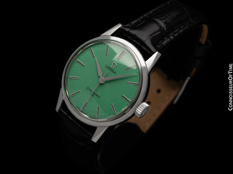 1962 Omega Seamaster 30 Vintage Mens Handwound Watch, Larger 35mm Model - Stainless Steel