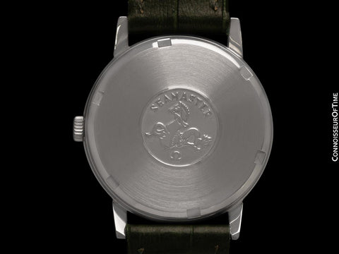 1967 Omega Seamaster 600 Vintage Mens Handwound Emerald Green Dial Watch - Stainless Steel