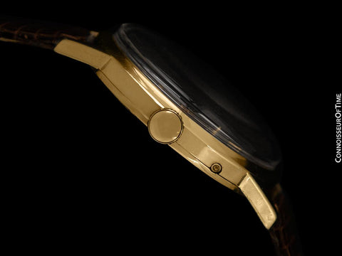 1949 Jaeger-LeCoultre Vintage Mens Triple Date Moon Phase Calendar Watch - 10K Gold Filled