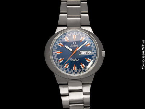 1970 Omega Dynamic Vintage Mens Cal. 752 Watch with Racing Dial - Stainless Steel