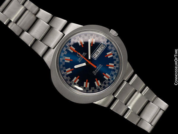 1970 Omega Dynamic Vintage Mens Cal. 752 Watch with Racing Dial - Stainless Steel