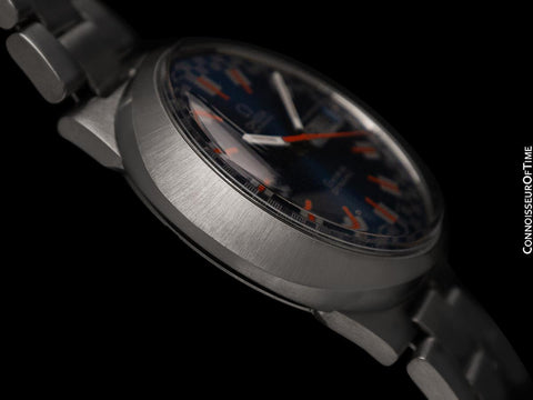 1970 Omega Dynamic Vintage Mens Cal. 752 Watch with Racing Dial - Stainless Steel