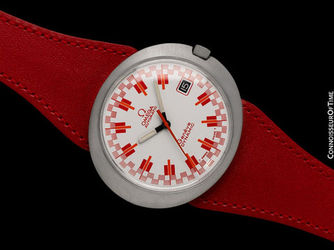 1970 Omega Dynamic Vintage Mens Cal. 565 Watch with Racing Dial - Stainless Steel