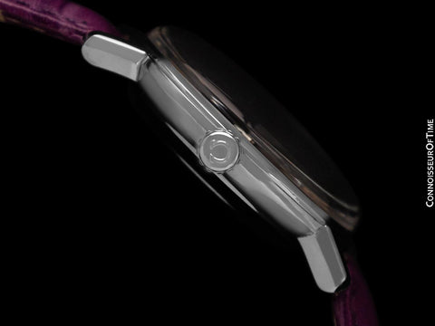 1966 Omega Seamaster Mens Vintage Cal. 565 Watch with Purple Dial - Stainless Steel