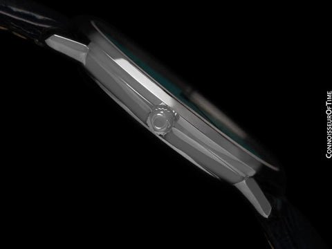 1968 Omega Vintage De Ville Mens Full Size Automatic Watch with Tiffany Blue Dial - Stainless Steel