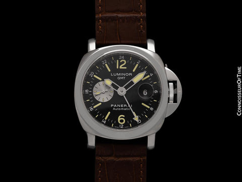 Panerai Luminor GMT Mens Watch, 44mm Watch, PAM 88 OP6761 - Stainless Steel