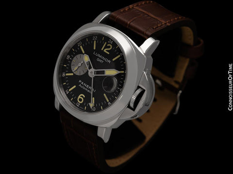 Panerai Luminor GMT Mens Watch, 44mm Watch, PAM 88 OP6761 - Stainless Steel