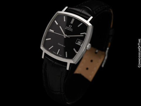 1973 Omega Geneve Vintage Mens Automatic Dress Watch - Stainless Steel