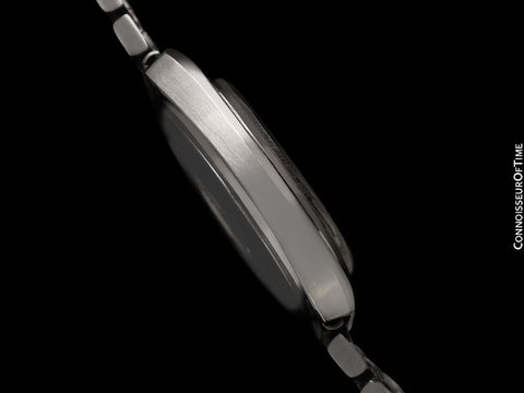 1978 Omega Seamaster Vintage Mens Bracelet Automatic Day Date Black Dial Watch - Stainless Steel