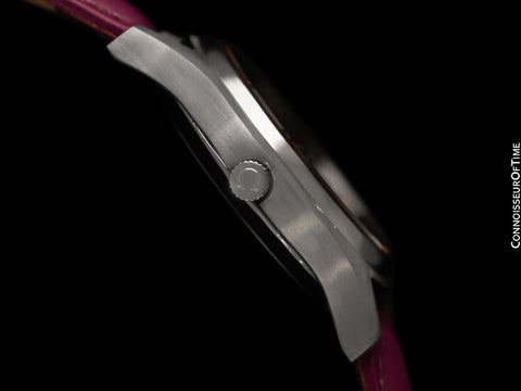 1971 Omega Seamaster Cosmic 2000 Vintage Retro Mens Dive Watch with Purple Dial - Stainless Steel