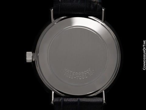 1969 Omega De Ville Vintage Mens Cal. 565 Automatic Azure Mist Blue Dial Watch - Stainless Steel