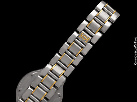 Cartier Must De 21C Mens Midsize Unisex Watch - Stainless Steel & 18K Gold