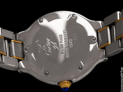 Cartier Must De 21C Mens Midsize Unisex Watch - Stainless Steel & 18K Gold