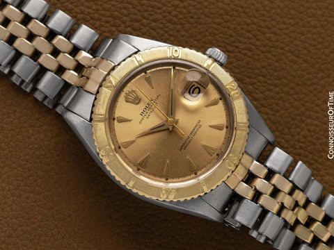 1961 Rolex Vintage Turn-O-Graph Thunderbird Datejust Mens Watch, 1625 - Stainless Steel & 18K Gold