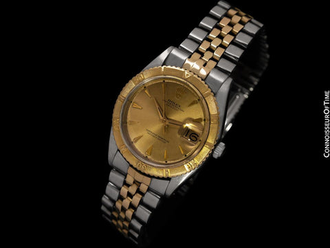 1961 Rolex Vintage Turn-O-Graph Thunderbird Datejust Mens Watch, 1625 - Stainless Steel & 18K Gold
