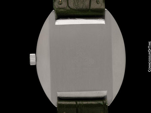 1968 Omega Vintage Mens Seamaster Cosmic Retro Cal. 552 Watch with Emerald Green & Black Dial - Stainless Steel