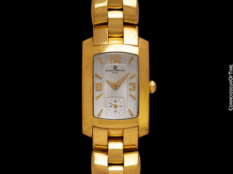 Gwyneth Paltrow Owned & Often Worn Watch - Baume & Mercier Heavy 18K Gold Hampton Milleis Watch