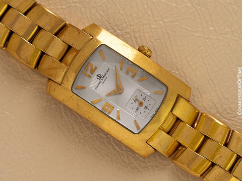 Gwyneth Paltrow Owned & Often Worn Watch - Baume & Mercier Heavy 18K Gold Hampton Milleis Watch
