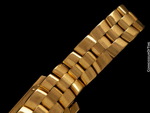 Gwyneth Paltrow Owned & Often Worn Watch - Baume & Mercier Heavy 18K Gold Hampton Milleis Watch