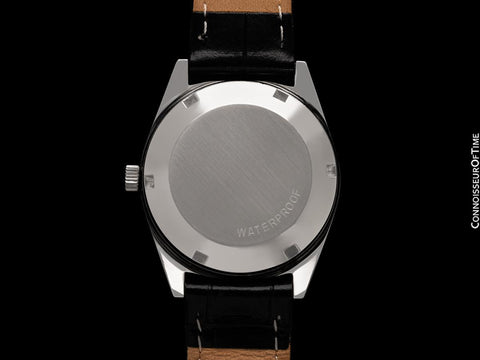1967 Omega Geneve Vintage Mens Cal. 565 Automatic Watch with Black Dial - Stainless Steel