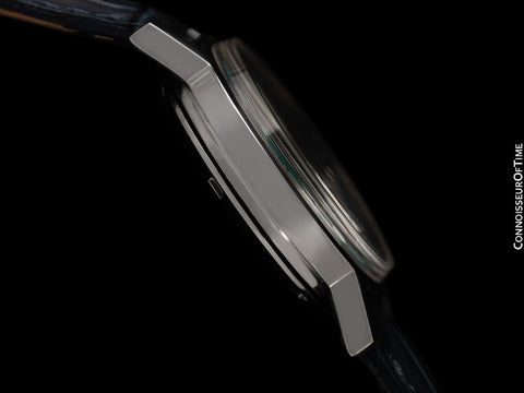 1972 Omega Geneve Vintage Mens Automatic Watch with Tiffany Blue Dial - Stainless Steel