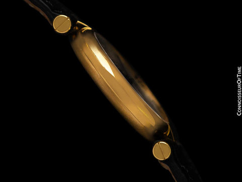 Must De Cartier Vendome Ladies Vermeil Watch - 18K Gold Over Sterling Silver