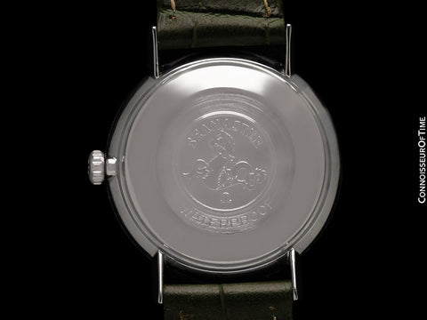 1960 Omega Seamaster Vintage Mens Handwound Emerald Green Watch - Stainless Steel