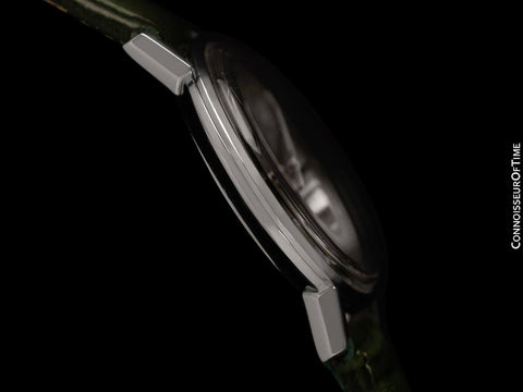 1960 Omega Seamaster Vintage Mens Handwound Emerald Green Watch - Stainless Steel