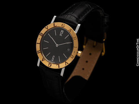 Bvlgari Bvlgari (Bulgari) Mens Watch, BB 33 SGL - Stainless Steel & Solid 18K Gold