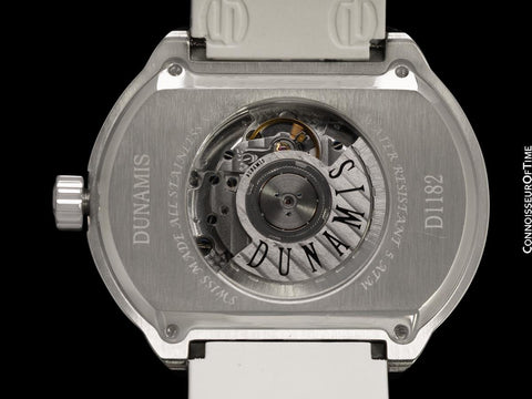 Dunamis (Jason of Beverly Hills) Spartan Mens Large 3+ Carats of Floating Diamonds Watch - Box & Booklet