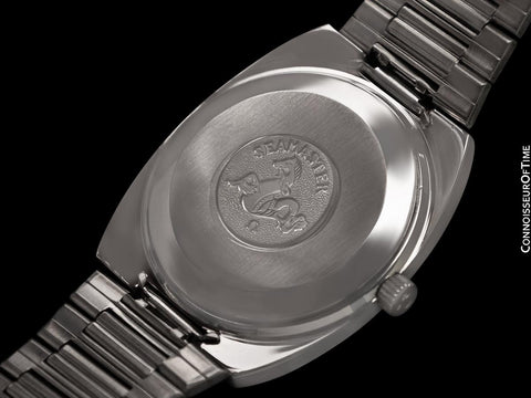 1979 Omega Seamaster Vintage Mens Bracelet Automatic Day Date Royal Amethyst Dial Watch - Stainless Steel