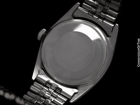 1967 Rolex Vintage Mens Datejust Ref. 1601 Watch with Pie Pan Dial - Stainless Steel & 18K White Gold