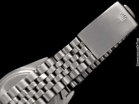 1967 Rolex Vintage Mens Datejust Ref. 1601 Watch with Pie Pan Dial - Stainless Steel & 18K White Gold