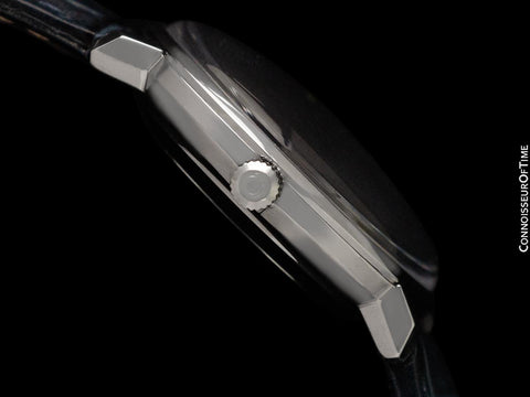 1972 Omega De Ville Vintage Mens Cal. 565 Automatic Azure Mist Blue Dial Watch - Stainless Steel