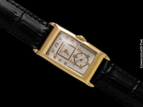 1941 Gruen Vintage Techni - Quadron / Rolex Prince Watch, 14K Gold-Filled - Doctor's Watch