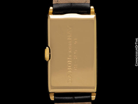 1941 Gruen Vintage Techni - Quadron / Rolex Prince Watch, 14K Gold-Filled - Doctor's Watch