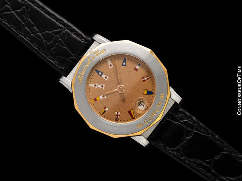 Corum Admiral's Cup Ladies Nautical Watch - Solid 18K Gold & Stainless Steel