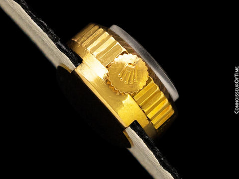 1960's Rolex Vintage Ladies 18K Gold Watch with Box & Interchangeable Straps - The Chameleon